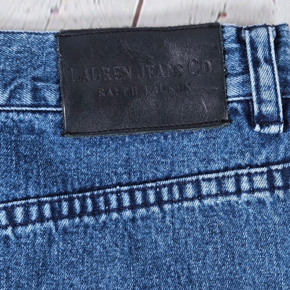 Lauren Jeans Co Ralph Lauren Blue Denim Maxi Skirt‎ Raw Hem Size 14 - Picture 4 of 8